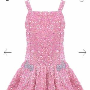 Lola + The Boys - HELLO KITTY SHIMMER BOW DRESS